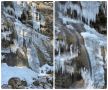 Самый высокий водопад в Крыму замерз