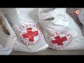 Переселенцы получили гумпомощь от севастопольского отделения «Красного креста»