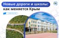 С 2015 года по программе социально-экономического развития Крыма и Севастополя построено более 560 школ, дорог и других объектов