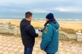 Сотрудники Центра ГИМС МЧС России провели рейд по береговой полосе Феодосийского залива