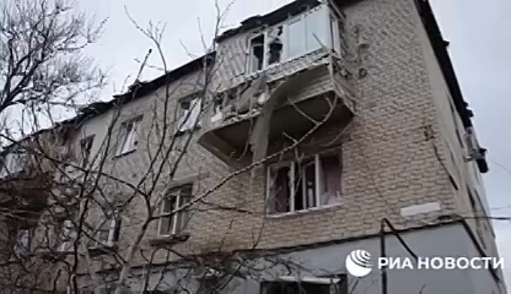 ВСУ обстреляли жилой дом в Мелитополе