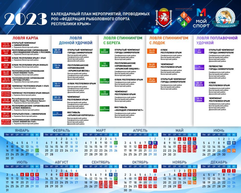 Календарный план соревнований по боксу на 2023 год