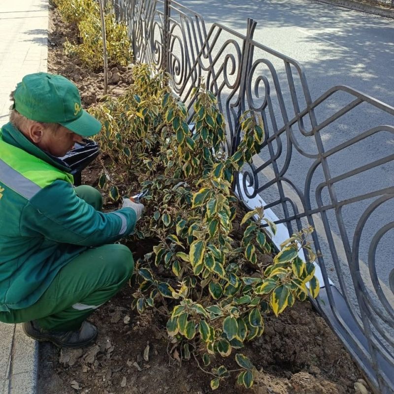 Чистая Ялта: ремонт ливневок, покраска лавочек и установка дорожных ...