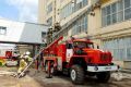 В Красногвардейском районе ликвидирован условный пожар на комбинате хлебопродуктов