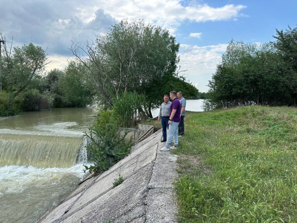 Антон Кравец: Сегодня провел мониторинг уровня воды в реках