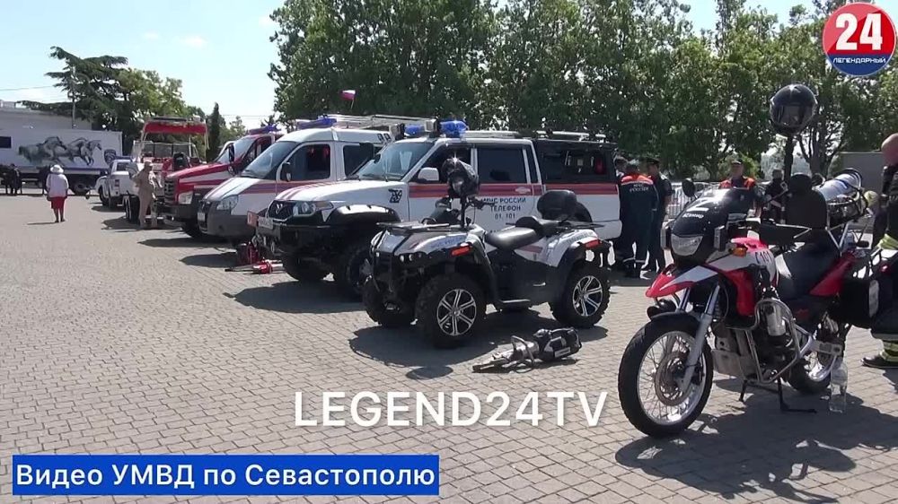 Так прошёл смотр севастопольских правоохранителей и спасателей