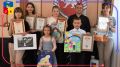 Награждение победителей конкурса рисунков "Дети Zа мир"