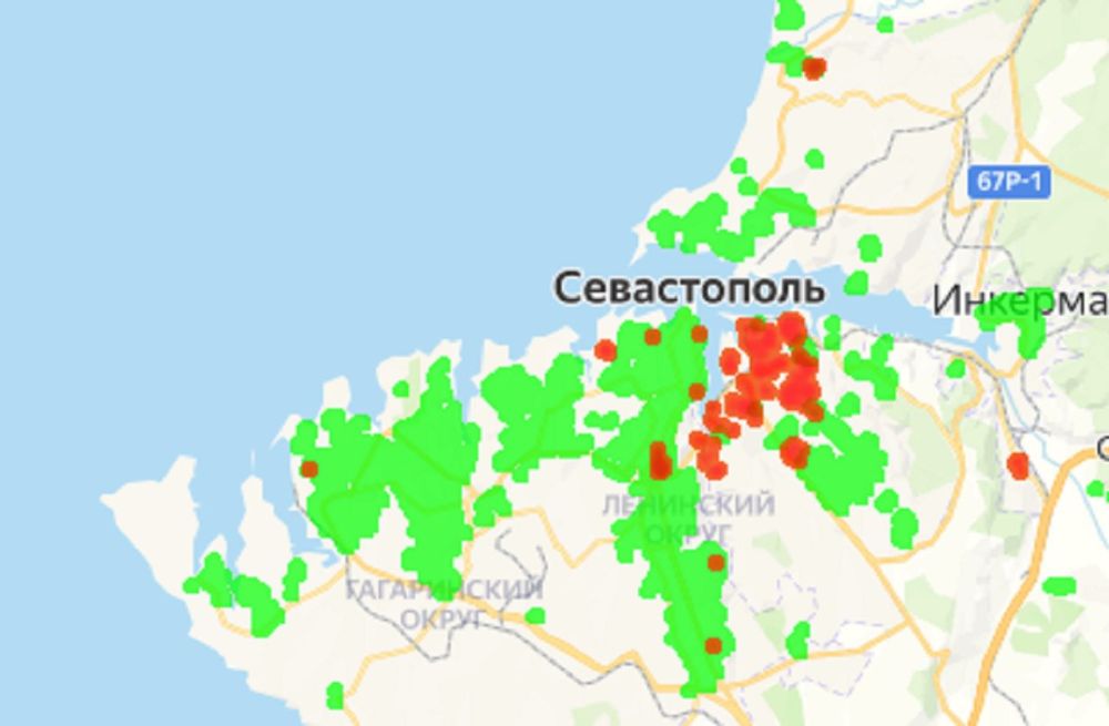 Карта отключения электроэнергии севастополь