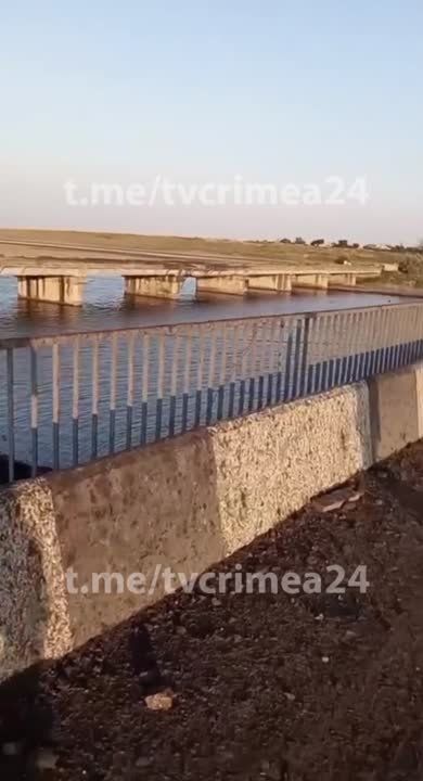 Так выглядит сейчас Чонгарский мост, по которому в ночь на 22 июня ...