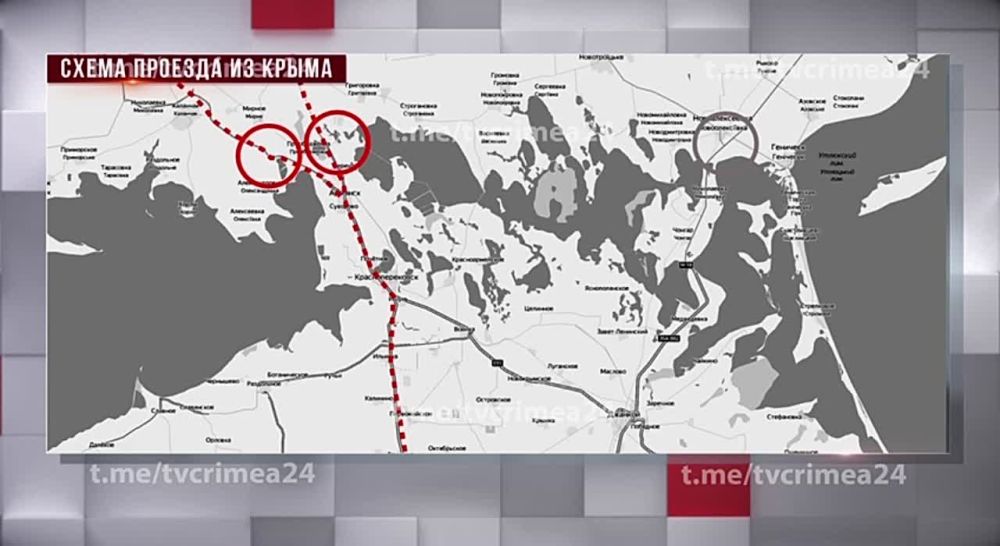 Карта крыма жд дорог после открытия моста