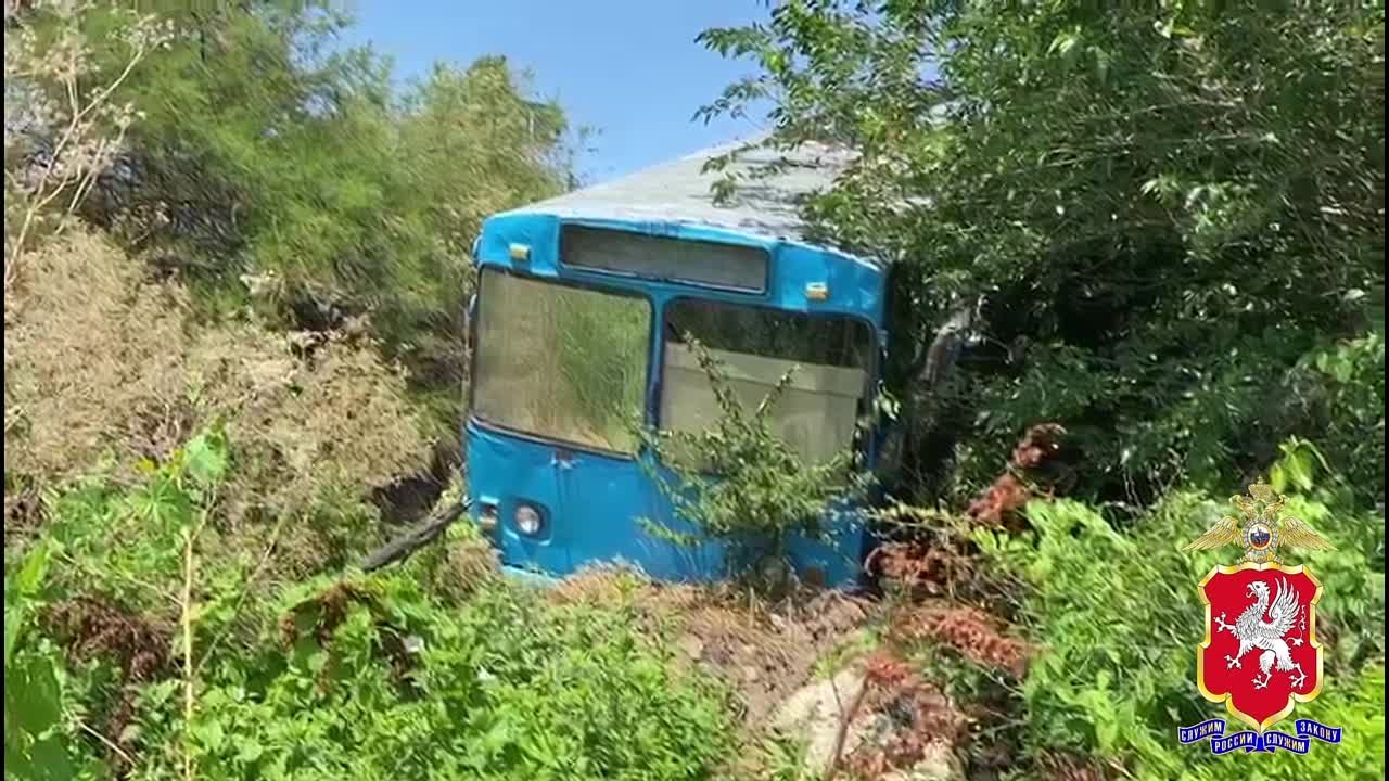 Полиция Севастополя опубликовала видео ДТП с военным 