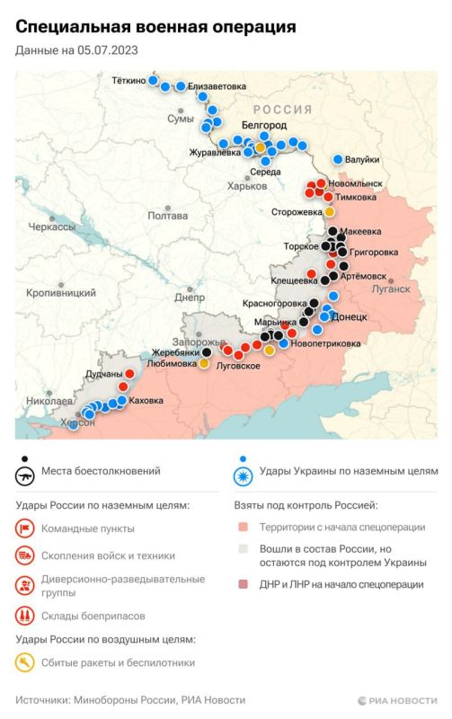 Карта спецоперации на украине на сегодняшний день