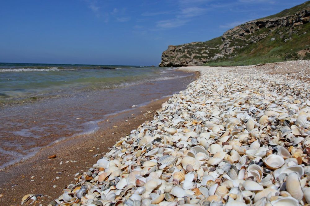 Крым Азовское море Генеральские пляжи