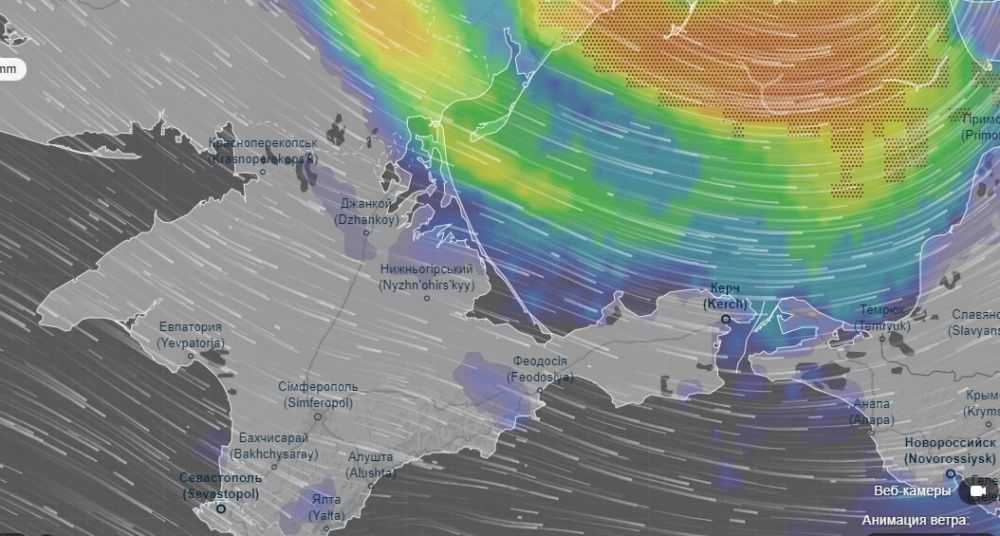 Карта погоды онлайн в реальном времени керчь