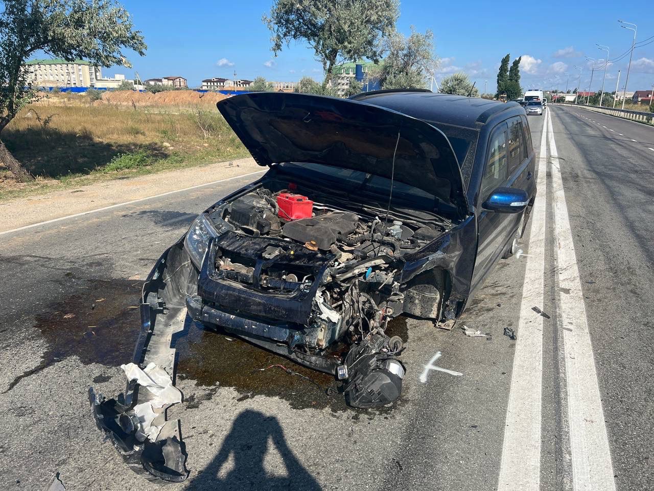 Два человека пострадали в ДТП с участием легковушки и внедорожника под  Евпаторией - Лента новостей Крыма