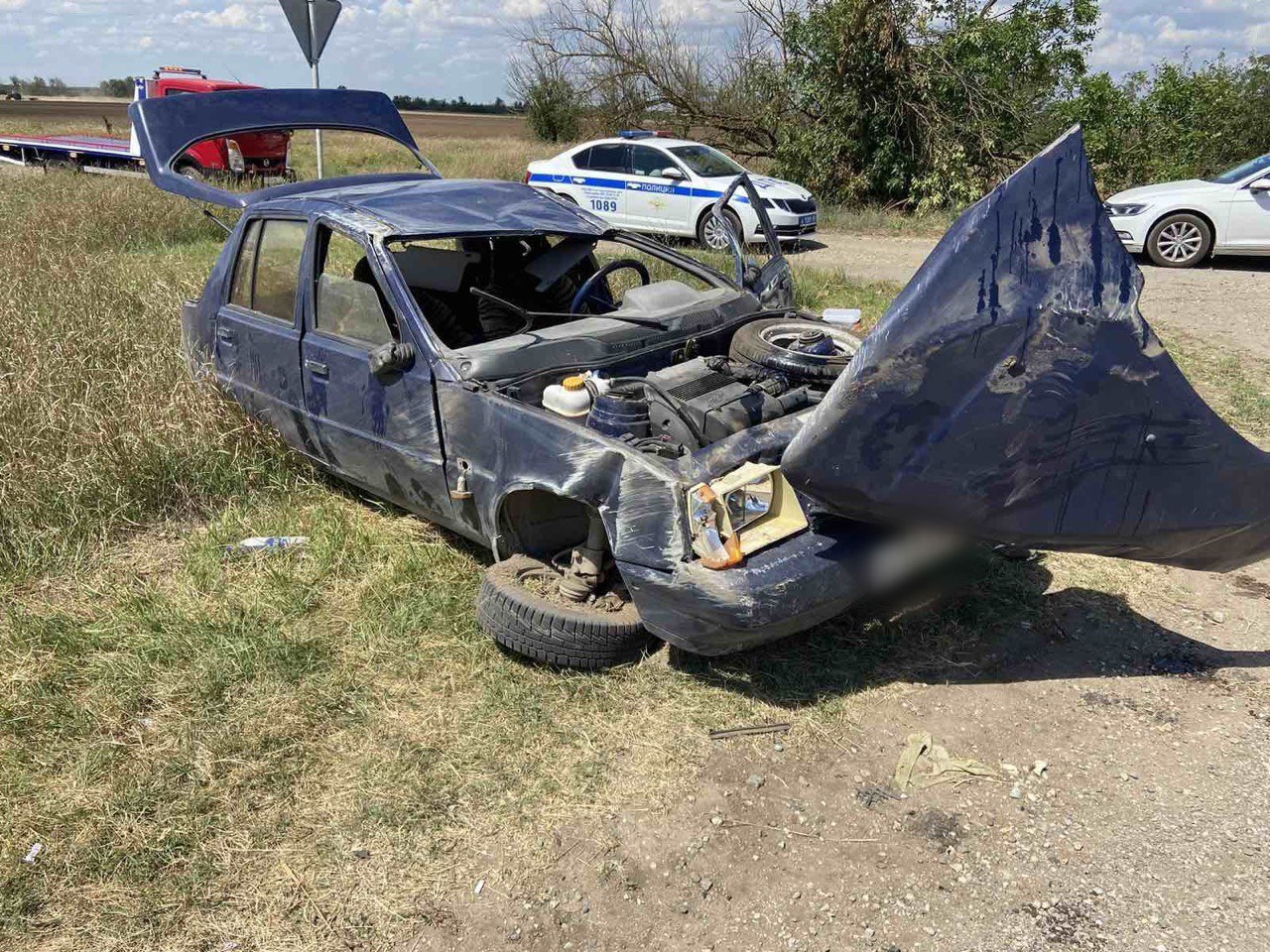 Водитель «Славуты» погиб в результате опрокидывания авто в  Красногвардейском районе - Лента новостей Крыма