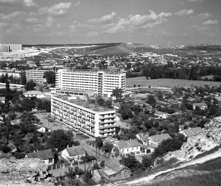 Вид на Симферополь с Неаполя Скифского почти 50 лет назад