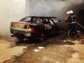 Из-за нарушения правил пожарной безопасности в Сакском районе огнём уничтожено два автомобиля и гараж