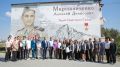В Белогорске появился мурал с портретом Героя Советского Союза