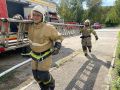 В Кировском районе сотрудники МЧС России ликвидировали условное возгорание в школе