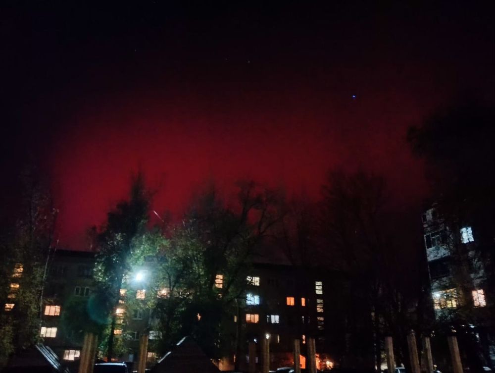 Как выглядит зарево