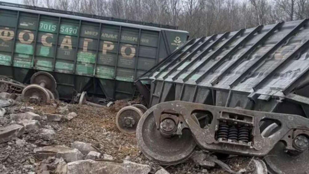 Следком РФ выясняет причины схода грузовых вагонов в Рязанской области