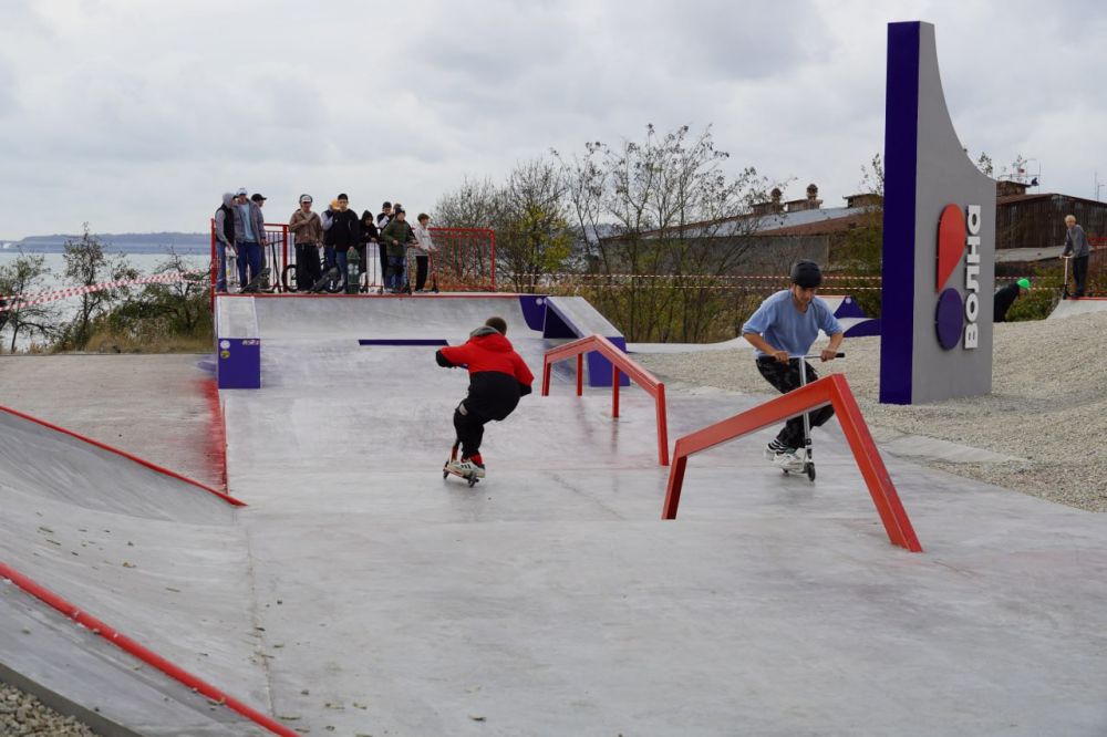 Завершилось строительство нового скейт-парка в районе зоны отдыха &quot;Черепашка&quot;