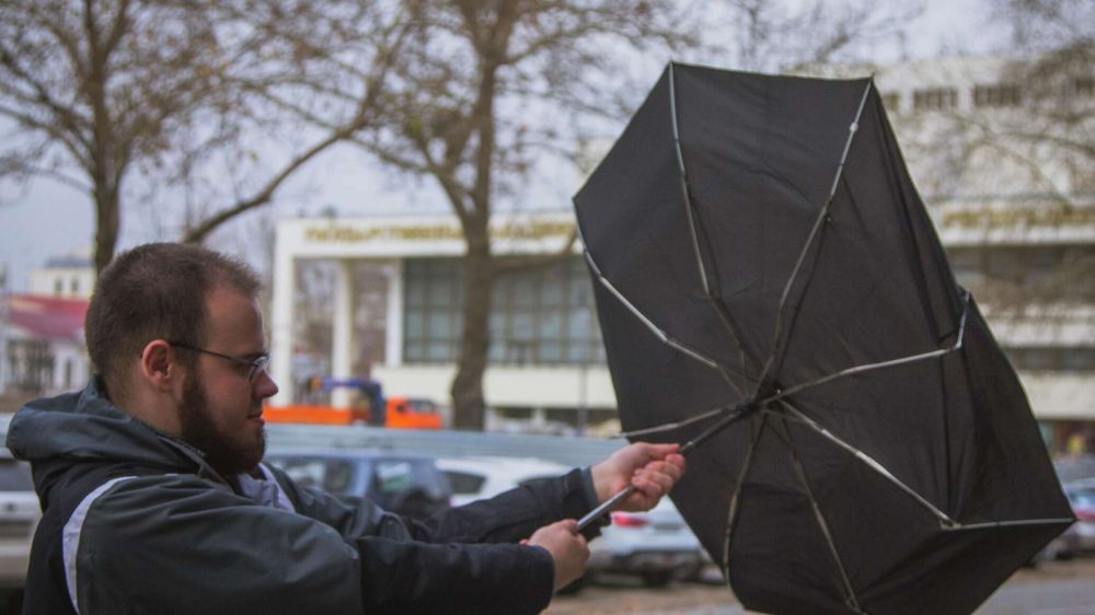 Штормовое предупреждение снова объявлено в Крыму из-за дождей и ветра
