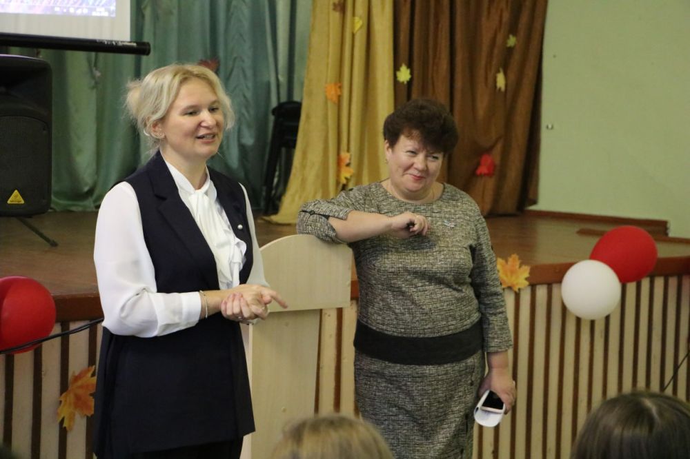 Ольга Чернобай провела просветительское мероприятие для старшеклассников Гвардейской школы-гимназии №2