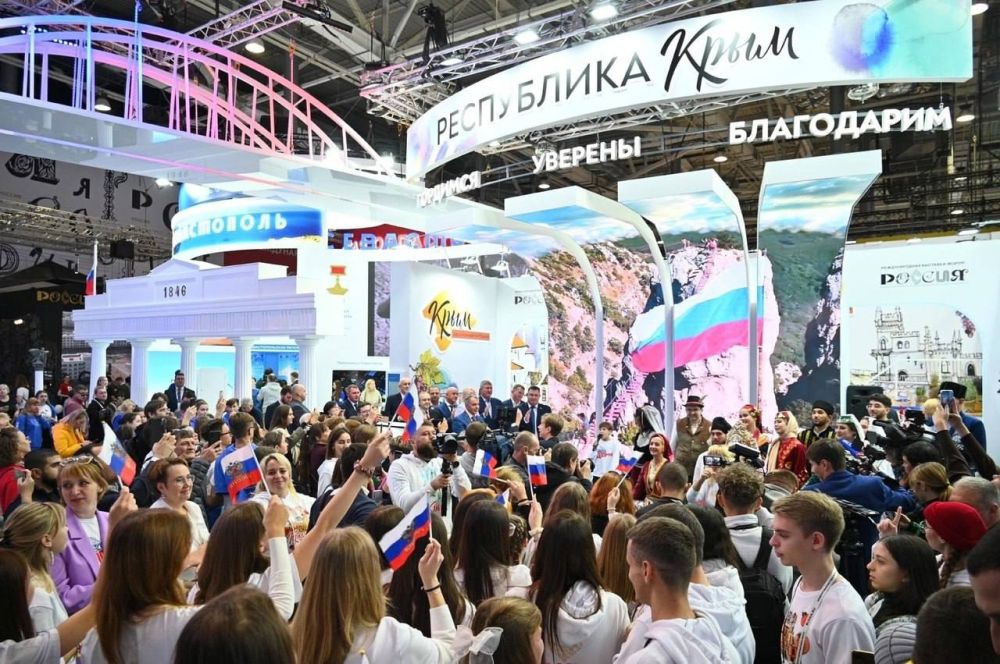 Стенд Республики Крым на выставке ВДНХ пользуется популярностью