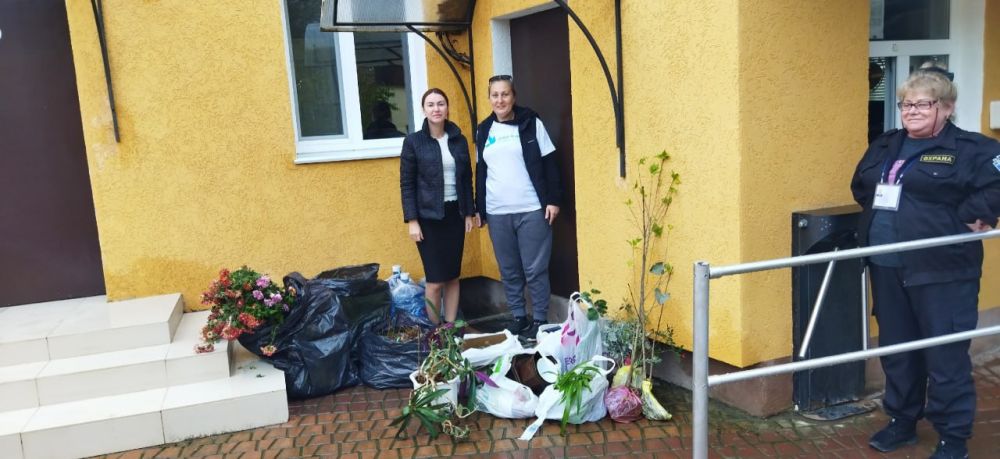 Керченские волонтеры собирают растения для школы-интерната