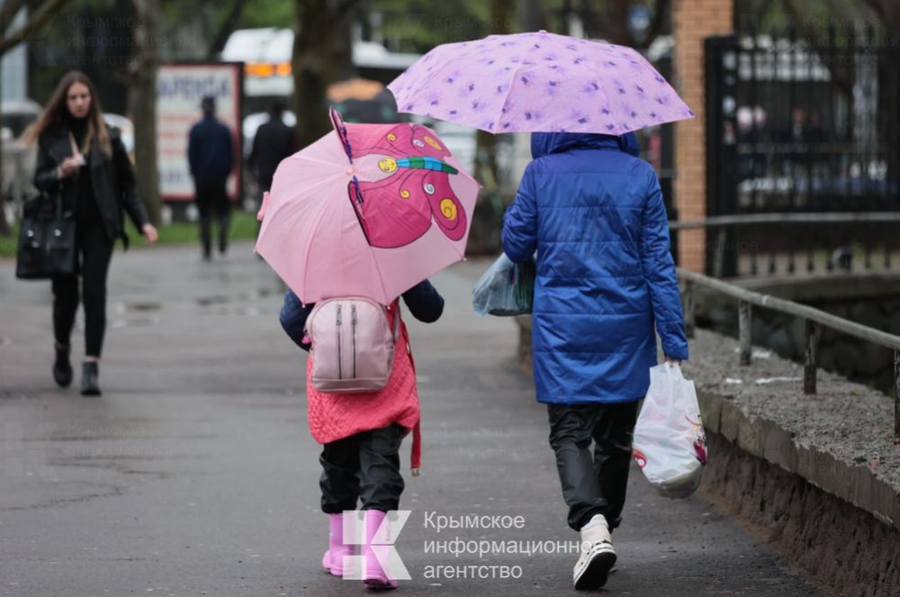 Начало недели в Крыму будет прохладным и дождливым