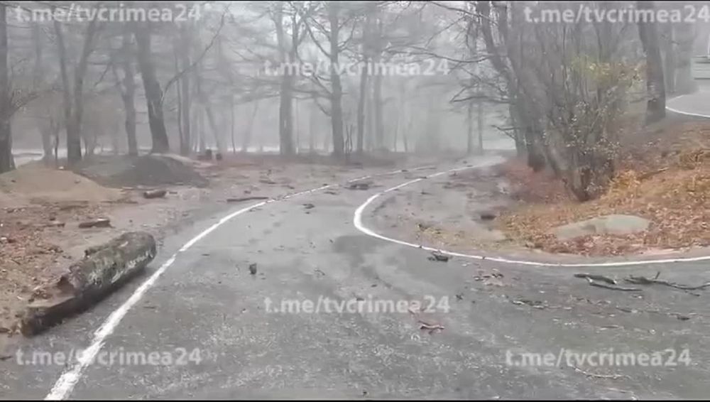 Проезда нет: В Крыму сель размыл дорогу к Косьмо-Дамиановскому монастырю