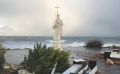Памятник апостолу Андрею Первозванному в Севастополе уцелел в сильнейший шторм