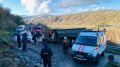 На горной дороге в Крыму столкнулись два "КрАЗа": есть пострадавший