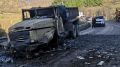В Крыму «КрАЗ» влетел в опорную стену и опрокинулся: водитель в больнице