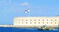 Георгиевский флаг над Константиновской батареей поднят сегодня в честь 170-летия победы Черноморского флота при Синопе