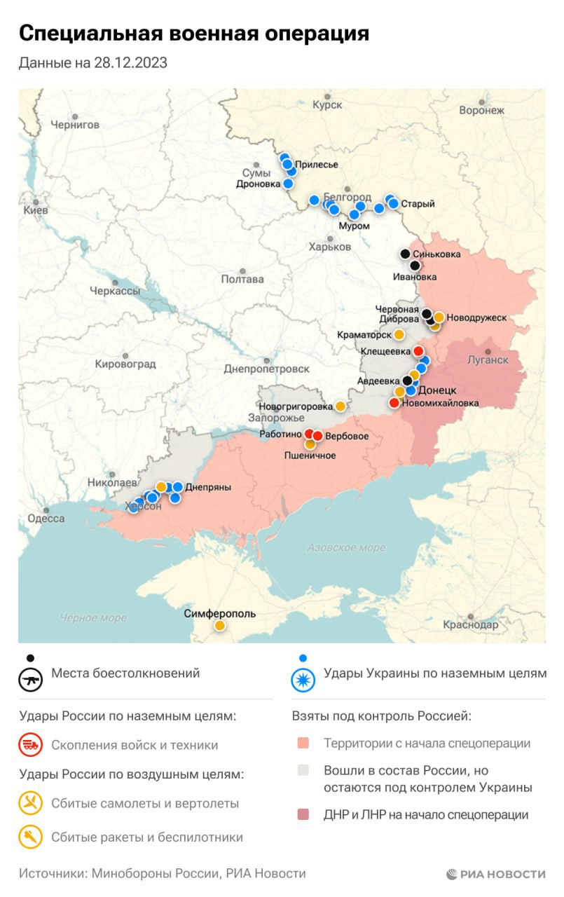 СВО.. Обстановка и данные на сегодня - Лента новостей Крыма