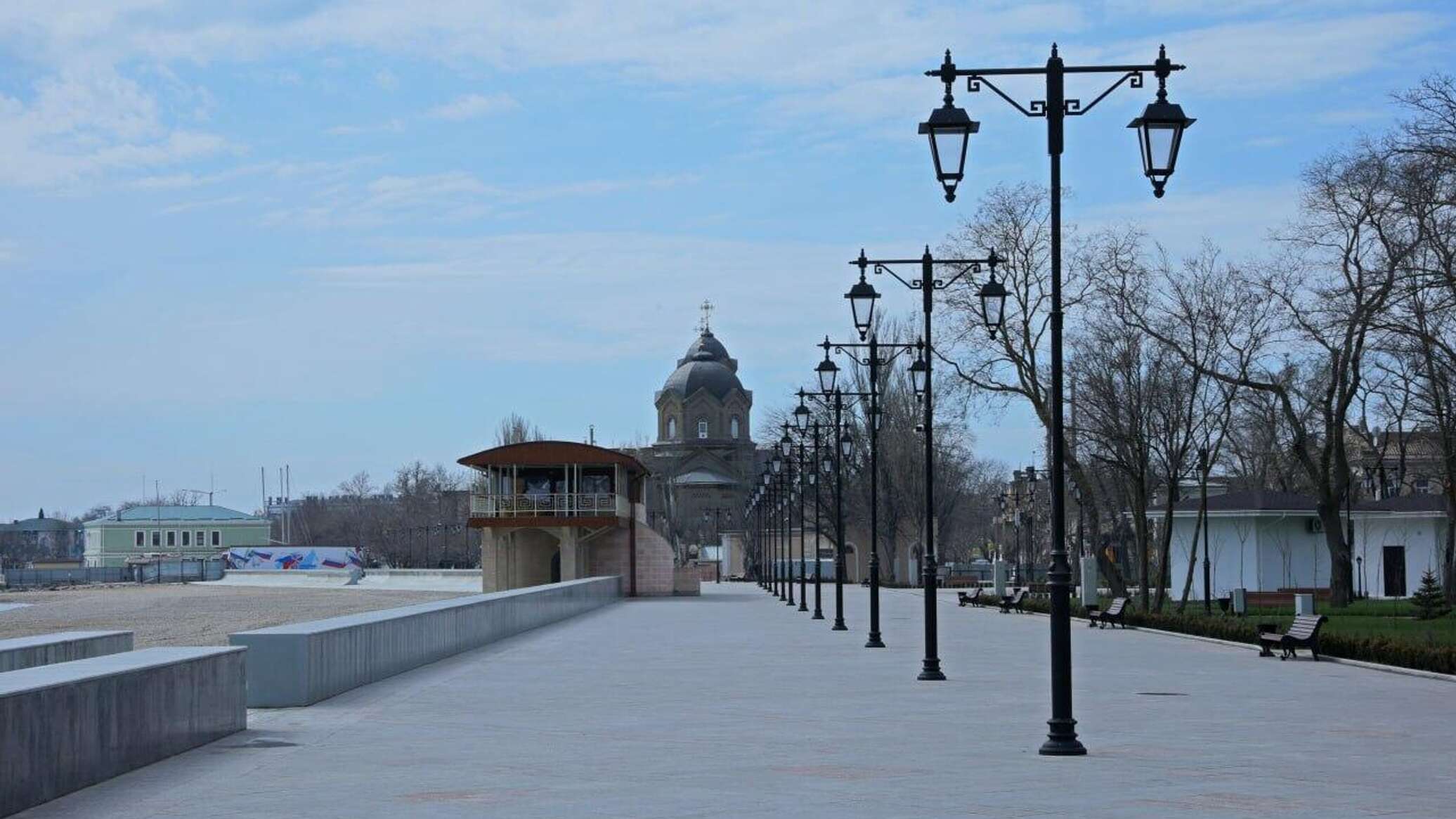 В Евпатории после реконструкции открыли набережную имени Терешковой –  Аксенов - Лента новостей Крыма