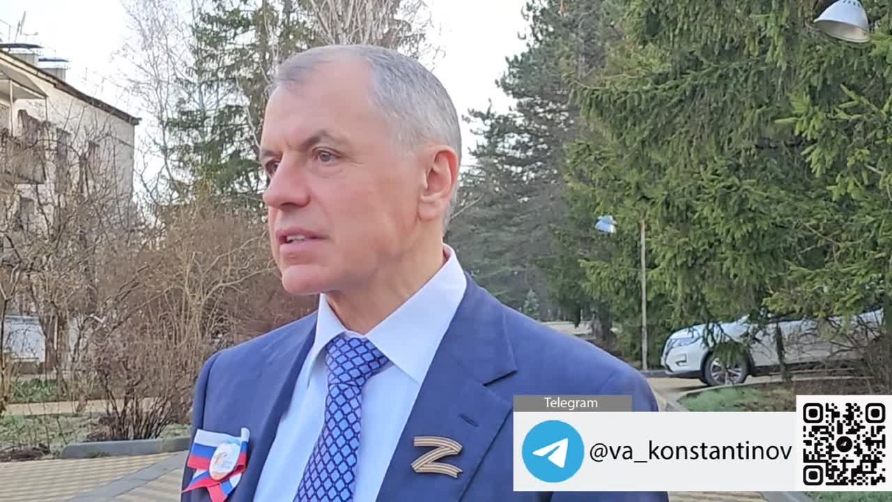 Владимир Константинов: В Крыму началось голосование на выборах Президента  Российской Федерации - Лента новостей Крыма