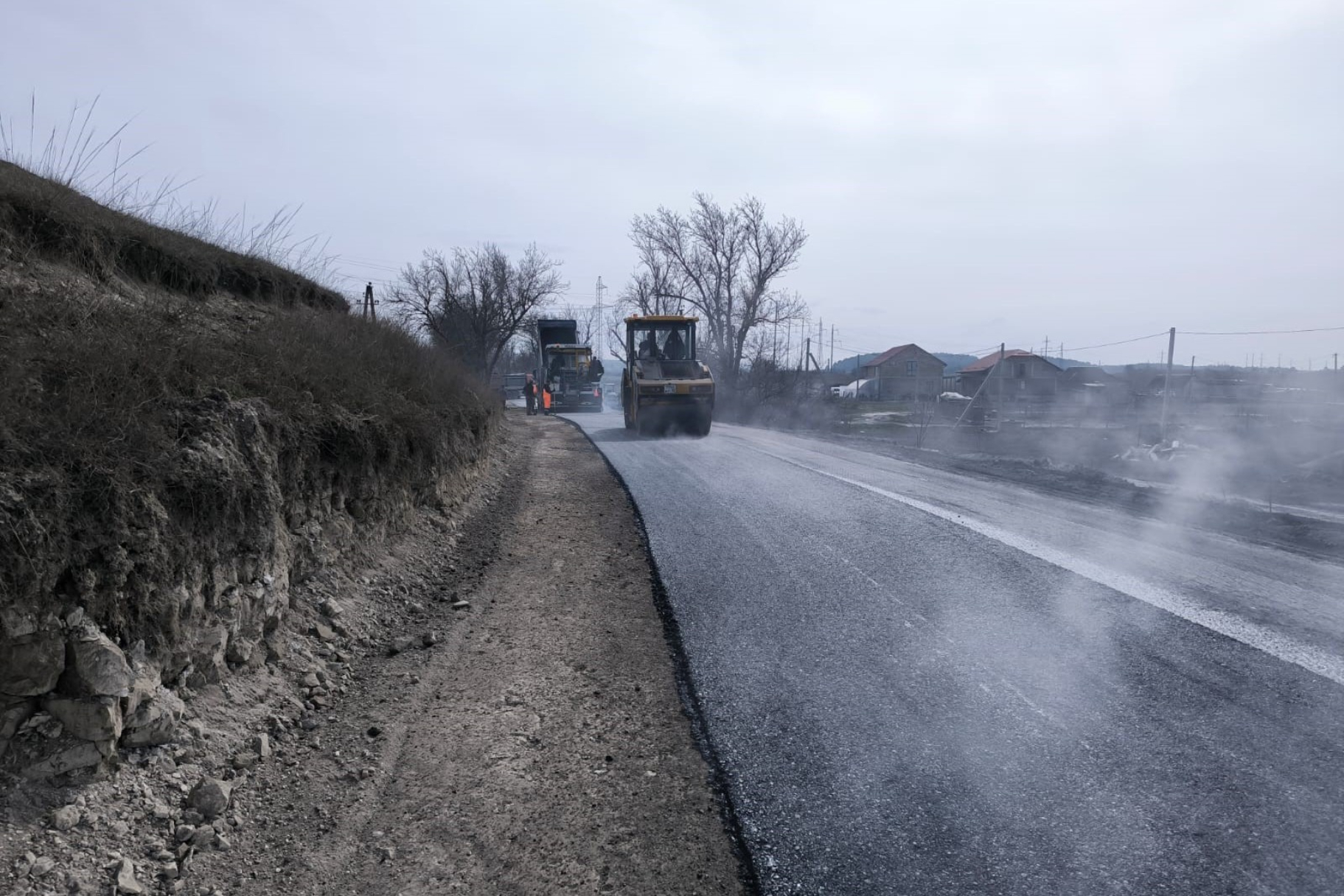 В Крыму ведутся работы по ремонту участка автодороги  Бахчисарай?Белокаменное - Лента новостей Крыма