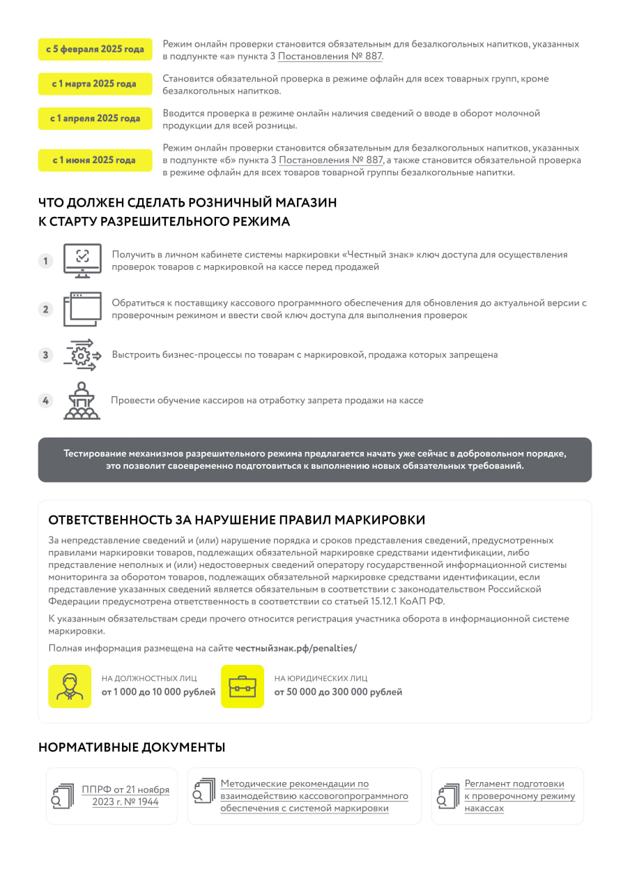 Обязательная проверка маркированной продукции перед продажей - Лента  новостей Крыма