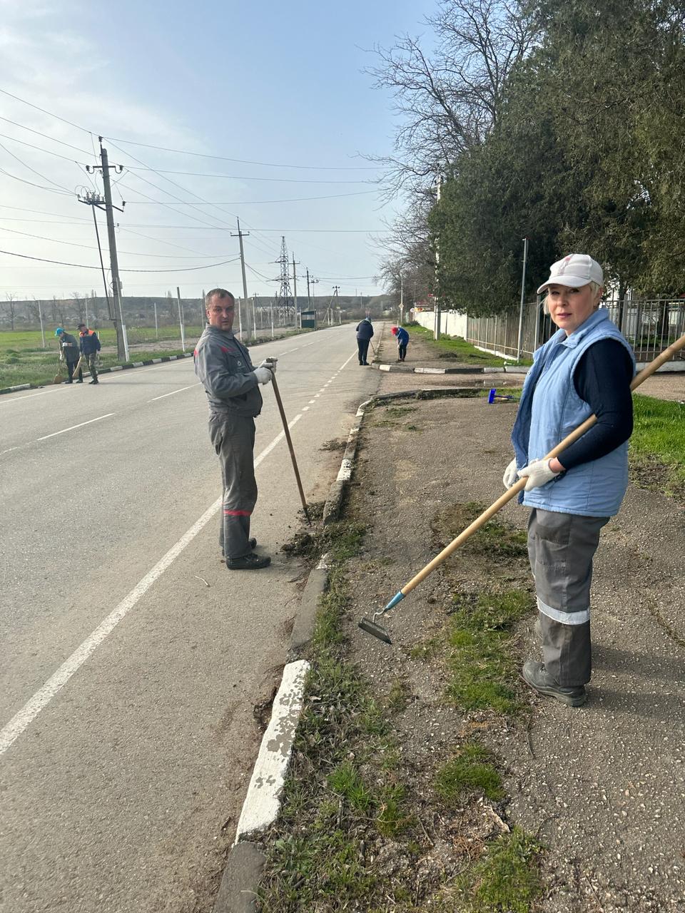 В Бахчисарайском районе продолжаются работы по благоустройству и