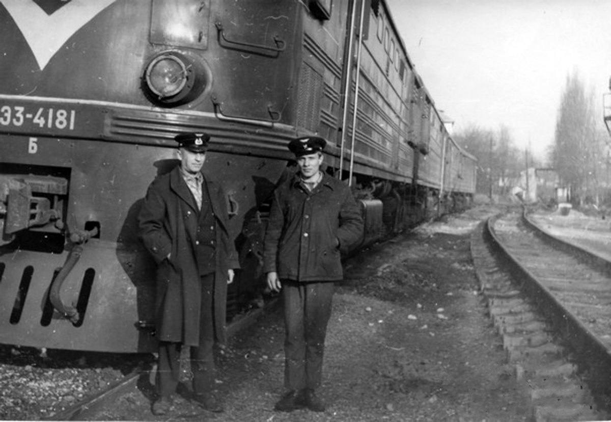 Тепловоз ТЭ3-4181 (ТЧ Джанкой) на ст. Балаклава, Севастополь, 1967 год.  Автор фото неизвестен - Лента новостей Крыма