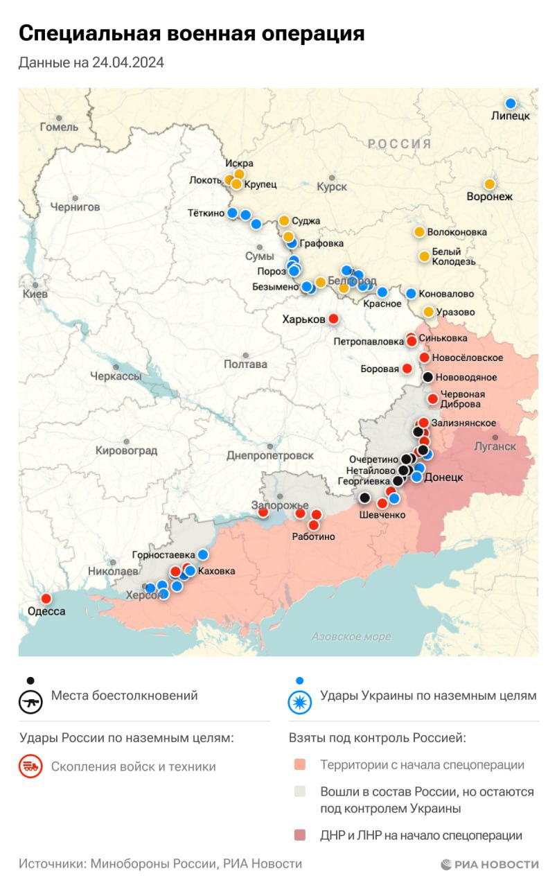 Актуальные данные из зоны СВО - Лента новостей Крыма