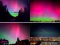 Разноцветное северное сияние наблюдают сегодня жители России красочное природное явление вызвала мощная магнитная буря