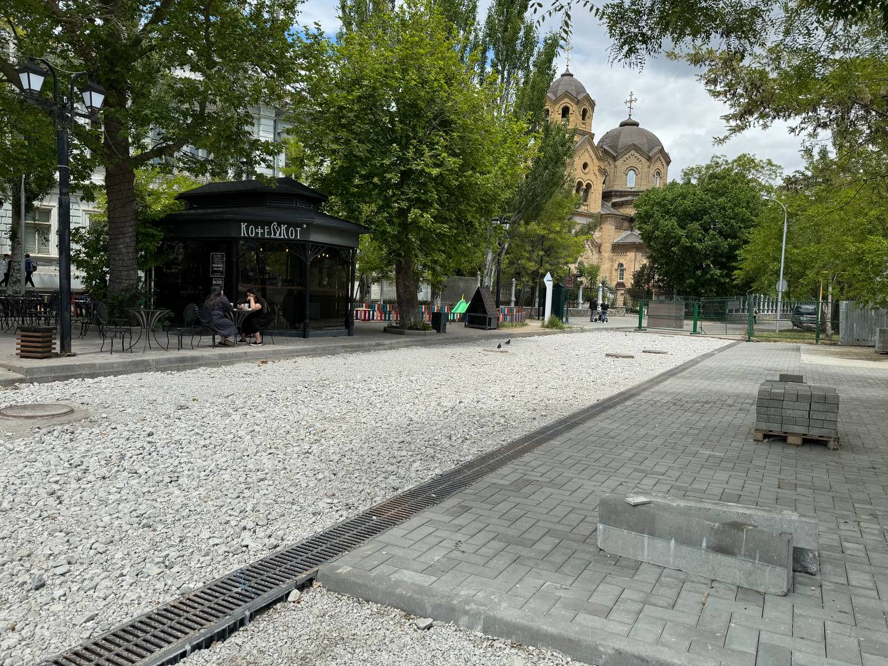 В городе Евпатория продолжает преображаться площадь Фестивальная - Лента  новостей Крыма