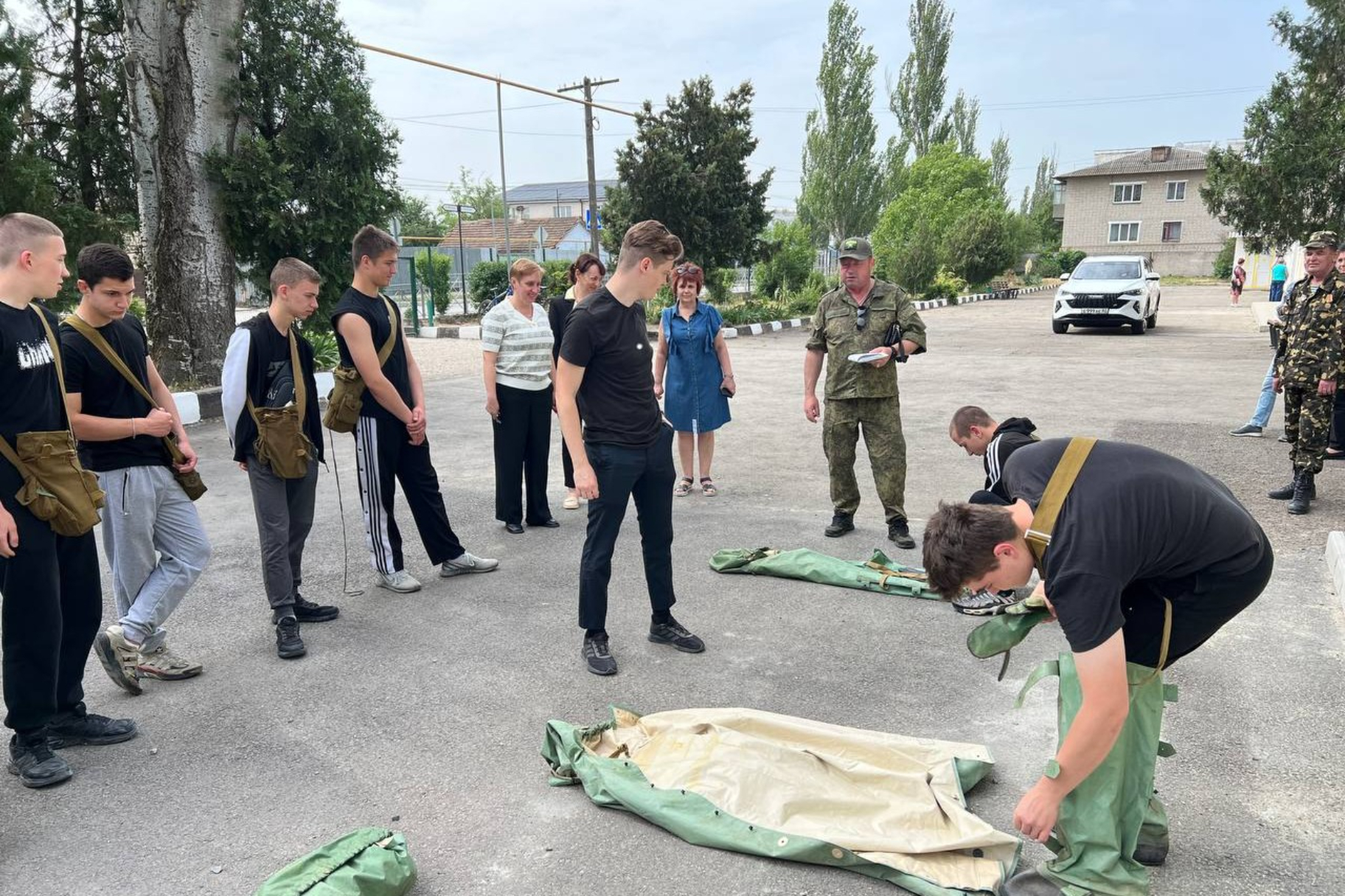 В Джанкое десятиклассники приступили к учебным сборам по основам военной  подготовки - Лента новостей Крыма