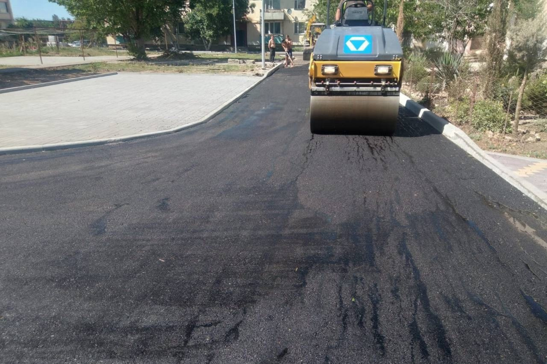 В Кировском завершается благоустройство придомовой территории МКД - Лента  новостей Крыма