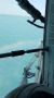 Минобороны РФ: Кадры уничтожения безэкипажного катера ВСУ из стрелкового оружия с борта вертолета Ка-27ПС морской авиации Черноморского флота в акватории Черного моря